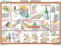 Комплект плакатов "Безопасность труда при деревообработке" - fgospostavki.ru - Ижевск