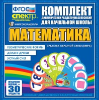 Динамические раздаточные пособия математика (веера). Устный счет, доли и дроби, геометрические формы - fgospostavki.ru - Ижевск