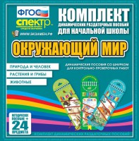 Динамические раздаточные пособия. Окружающий мир (шнуровка). Животные, природа и человек, растения и грибы. - fgospostavki.ru - Ижевск