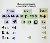 Набор магнитных карточек "Склонение имен существительных" - fgospostavki.ru - Ижевск