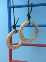 Кольца навесные для детского спортивного комплекса (диаметр 16 сантиметров, фанера) - fgospostavki.ru - Ижевск