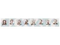 Стенд-лента "Выдающиеся ученые-историки" - fgospostavki.ru - Ижевск