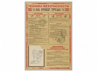 Стенд-уголок "Техника безопасности на уроках труда" - fgospostavki.ru - Ижевск