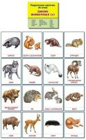Раздаточные карточки "Дикие животные (1)" - fgospostavki.ru - Ижевск
