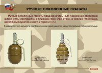 Комплект плакатов "Ручные гранаты" - fgospostavki.ru - Ижевск