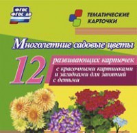 Тематические карточки "Многолетние садовые цветы" - fgospostavki.ru - Ижевск