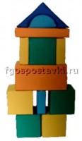 Мягкий модуль-конструктор "Городок" (12 элементов) - fgospostavki.ru - Ижевск