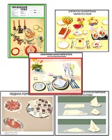 Плакаты ПРОФТЕХ "Варианты сервировки" (30 пл, винил, 70х100) - fgospostavki.ru - Ижевск
