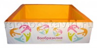 Сухой бассейн "Вообразилия" квадратный с шелкографией - fgospostavki.ru - Ижевск