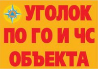 Комплект плакатов "Уголок по ГО и ЧС объекта" - fgospostavki.ru - Ижевск