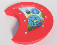 Настенный игровой модуль в виде части гусеницы с весами - fgospostavki.ru - Ижевск