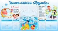 Стенд "Уголок класса Дружба" - fgospostavki.ru - Ижевск