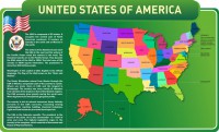 Стенд "United States Of America" - fgospostavki.ru - Ижевск
