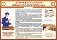 Стенд "Техника безопасности при долблении древесины" - fgospostavki.ru - Ижевск