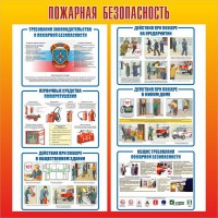 Стенд "Пожарная безопасность" Вариант 4 - fgospostavki.ru - Ижевск