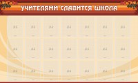 Стенд "Учителями славится школа" - fgospostavki.ru - Ижевск