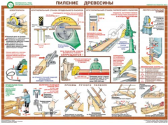 Комплект плакатов "Безопасность труда при деревообработке" - fgospostavki.ru - Ижевск