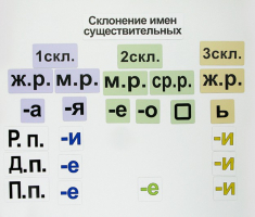 Набор магнитных карточек "Склонение имен существительных" - fgospostavki.ru - Ижевск