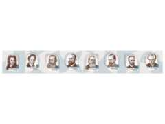 Стенд-лента "Выдающиеся ученые-историки" - fgospostavki.ru - Ижевск