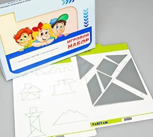 Игровой набор "Танграм" (с комплектом карточек) - fgospostavki.ru - Ижевск
