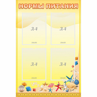 Стенд "Нормы питания" - fgospostavki.ru - Ижевск
