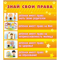 Стенд "Знай свои права" - fgospostavki.ru - Ижевск