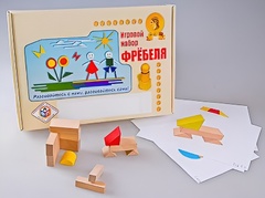 Игровой набор Фребеля "Конструктор деревянный без соединений-1" (Серия "Эксперимент") - fgospostavki.ru - Ижевск