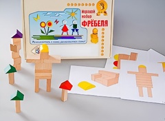 Игровой набор Фребеля "Конструктор деревянный без соединений-3" (Серия "Эксперимент") - fgospostavki.ru - Ижевск
