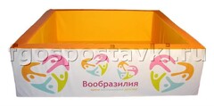 Сухой бассейн "Вообразилия" квадратный с шелкографией - fgospostavki.ru - Ижевск
