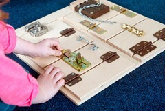 Тактильно-развивающая панель “Замочки” - fgospostavki.ru - Ижевск