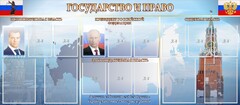 Стенд "Государство и право" - fgospostavki.ru - Ижевск
