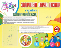 Стенд "Здоровый образ жизни" - fgospostavki.ru - Ижевск