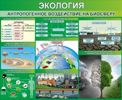 Стенд "Экология. Антропогенное воздействие на биосферу" - fgospostavki.ru - Ижевск
