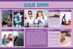 Стенд "Юный химик" Вариант 2 - fgospostavki.ru - Ижевск