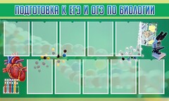 Стенд "Подготовка к ЕГЭ и ОГЭ по биологии" Вариант 2 - fgospostavki.ru - Ижевск