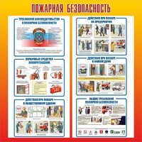 Стенд "Пожарная безопасность" Вариант 4 - fgospostavki.ru - Ижевск
