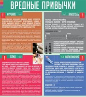 Стенд "Вредные привычки" - fgospostavki.ru - Ижевск