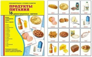 Демонстрационные карточки "Продукты питания" - fgospostavki.ru - Ижевск