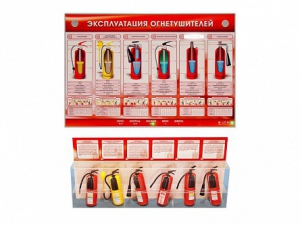 Электрифицированный стенд-тренажер "Эксплуатация огнетушителей" с разрезными агрегатами - fgospostavki.ru - Ижевск