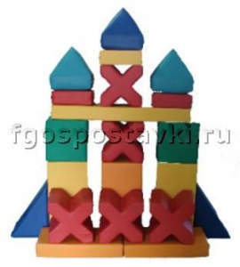 Мягкий модуль-конструктор "Башня" (21 элемент) - fgospostavki.ru - Ижевск