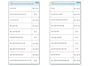 Комплект карточек (10) "Обучающий калейдоскоп. Умножение на 7, 8 и 9" - fgospostavki.ru - Ижевск