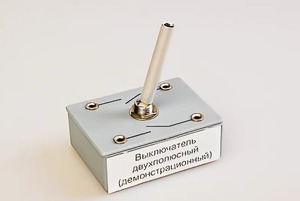 Выключатель двухполюсный (демонстрационный) - fgospostavki.ru - Ижевск