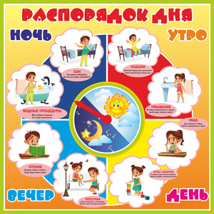 Стенд "Распорядок дня" - fgospostavki.ru - Ижевск