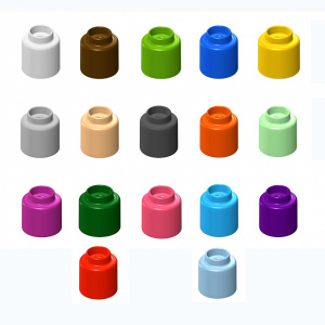  Элемент конструктора одиночный одноцветный Color Blocks 100 штук - fgospostavki.ru - Ижевск