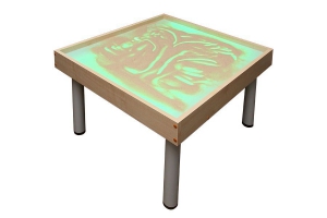 Столик на ножках для рисования песком "Радуга" с подсветкой RGB - fgospostavki.ru - Ижевск