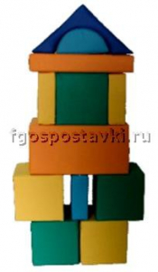 Мягкий модуль-конструктор "Городок" (12 элементов) - fgospostavki.ru - Ижевск