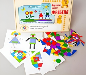 Игровой набор Фребеля "Конструктор плоскостной-4" (Серия "Эксперимент") - fgospostavki.ru - Ижевск