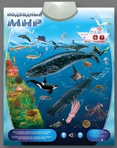 Озвученный плакат "Подводный мир" - fgospostavki.ru - Ижевск