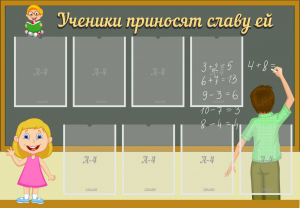 Стенд "Ученики приносят славу ей" - fgospostavki.ru - Ижевск