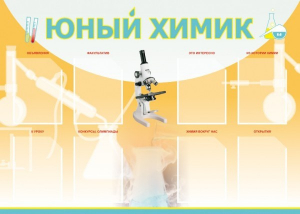 Стенд "Юный химик" Вариант 1 - fgospostavki.ru - Ижевск